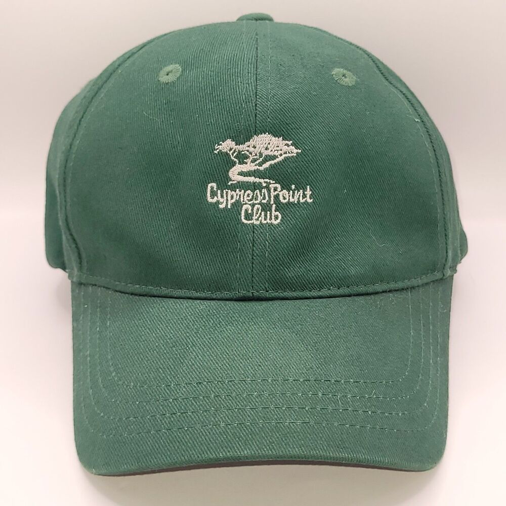Cypress Point Club Hat Cap Adjustable Green Strapback Golf Course Imperial GUC
